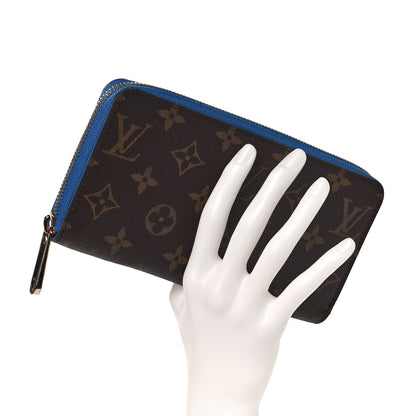 Louis Vuitton Monogram Zippy Wallet Blue Jean 2 of 9