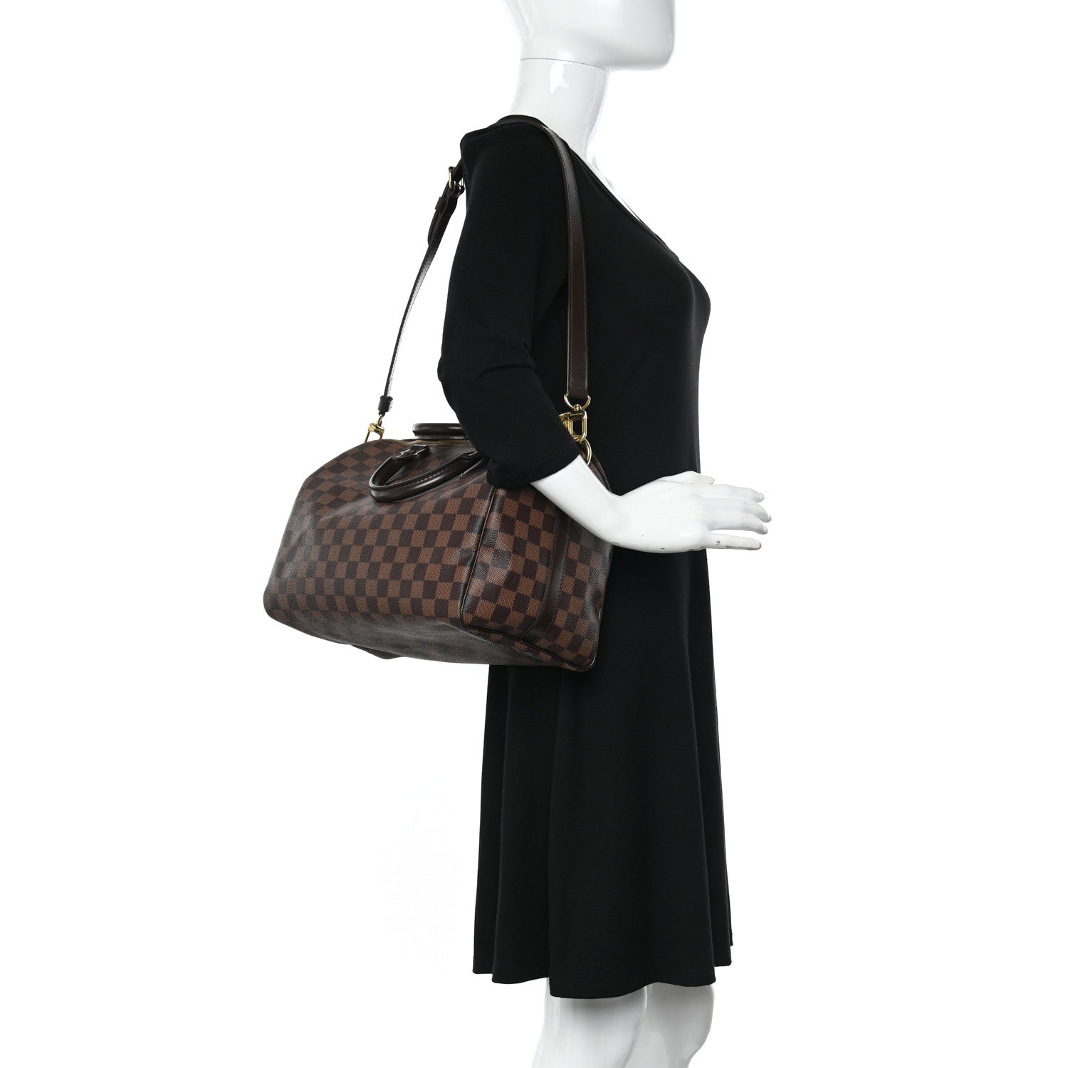 Louis Vuitton Damier Ebene Speedy Bandouliere 30 2 of 11
