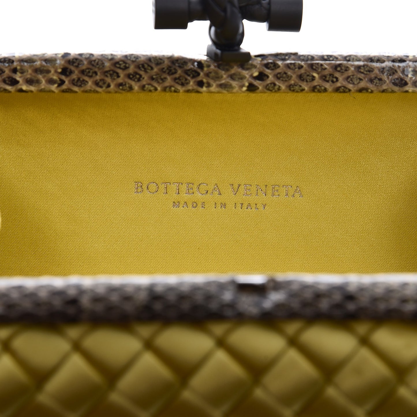 Satin Intreccio Impero Ayers Knot Clutch Duchesse
