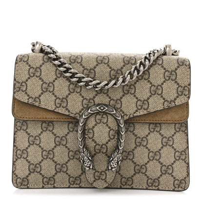 Gucci GG Supreme Monogram Mini Dionysus Shoulder Bag Taupe 1 of 11