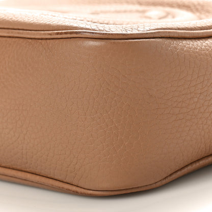 Gucci Pebbled Calfskin Small Soho Disco Bag Camelia 10 of 12
