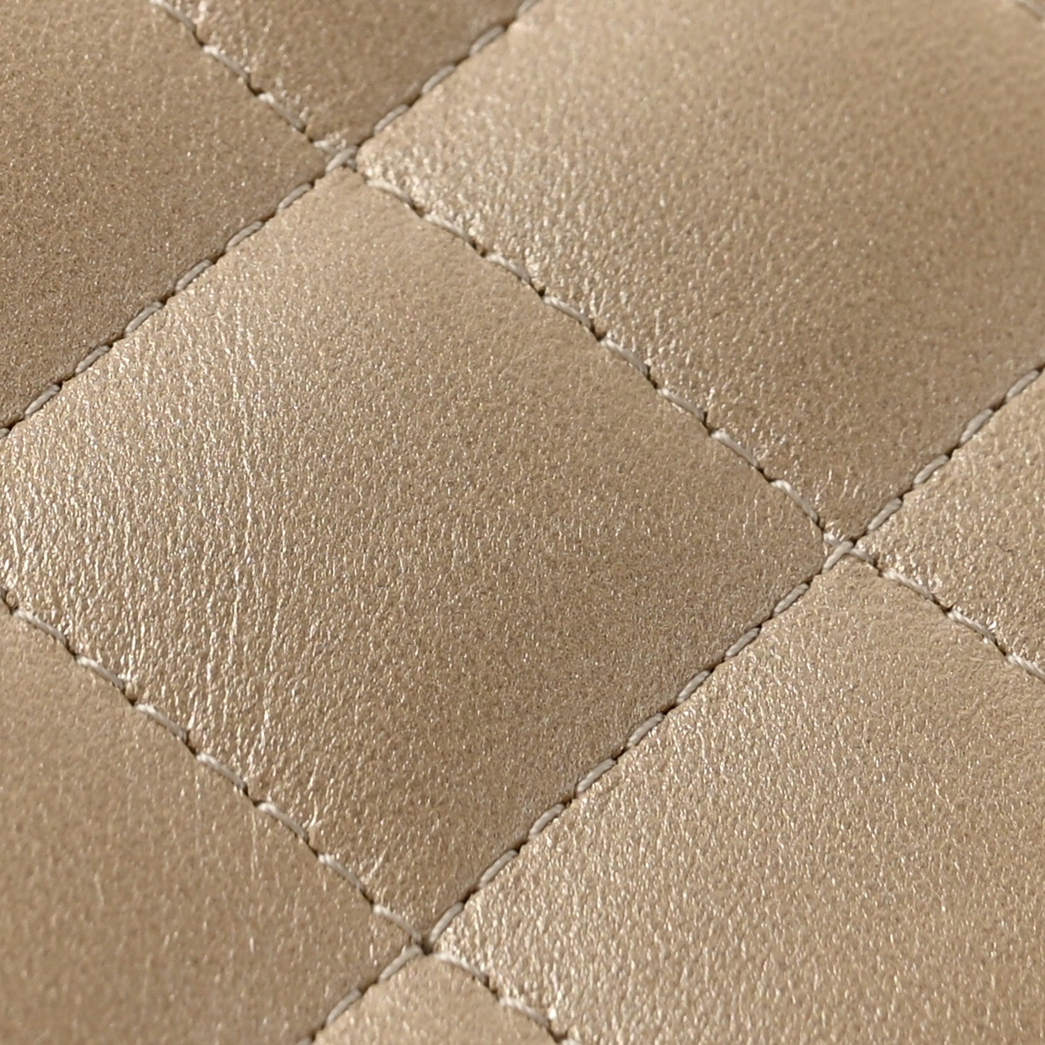 Chanel Metallic Lambskin Quilted Extra Mini V For Victory Flap Light Gold 12 of 12