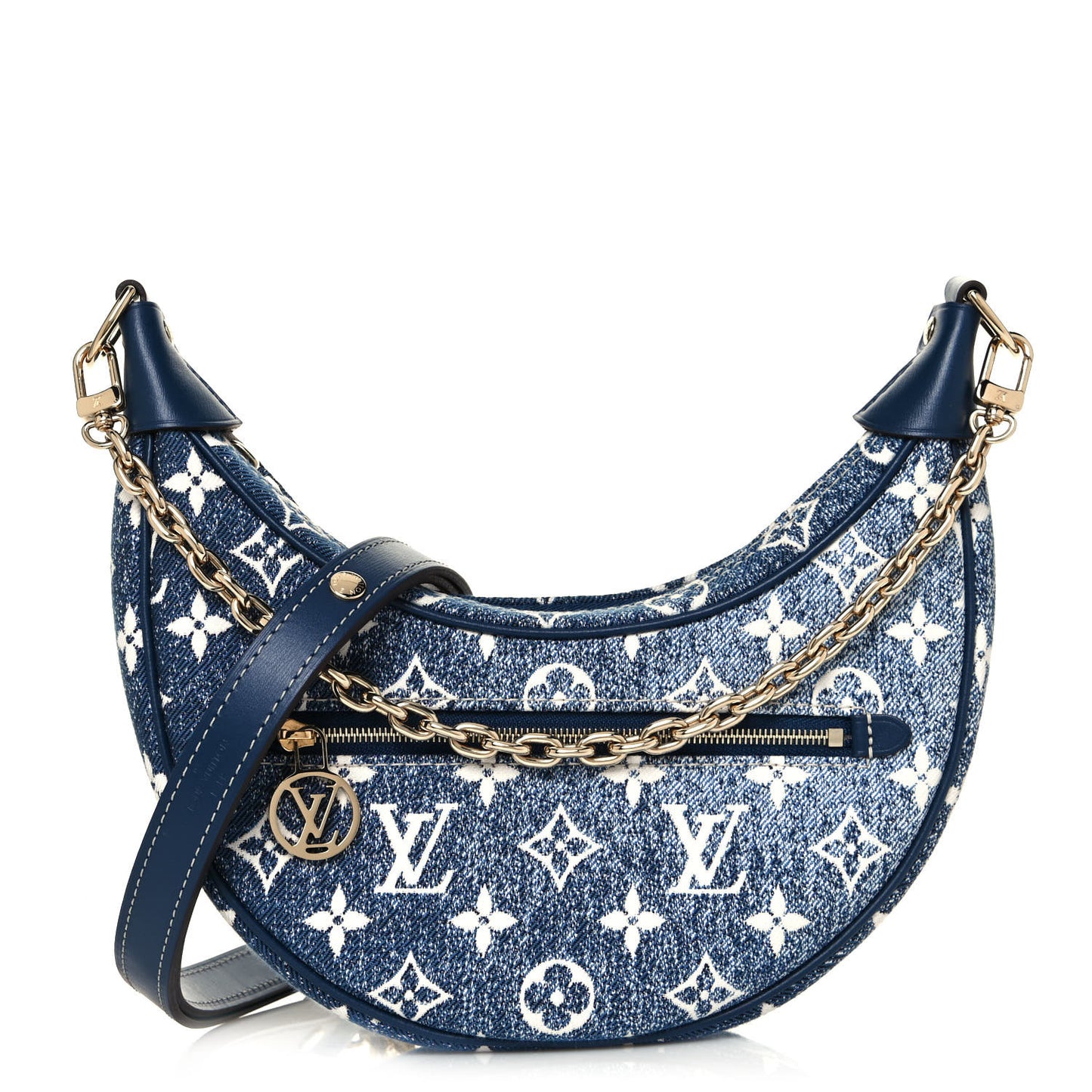 Monogram Jacquard Denim Loop Bleu