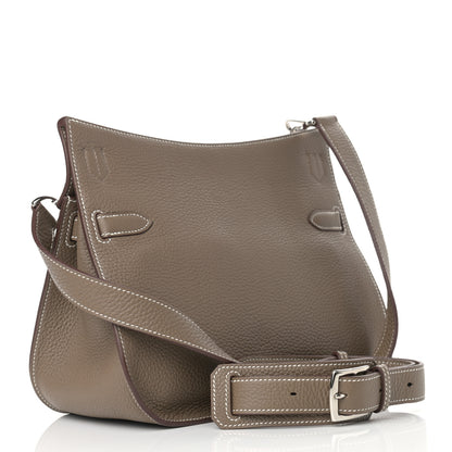 Hermes Taurillon Clemence Jypsiere 28 Etoupe 3 of 9
