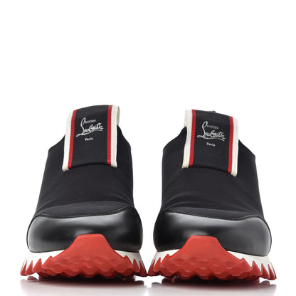Christian Louboutin Neoprene Tiketa Flat Sneakers 37.5 Black 2 of 22