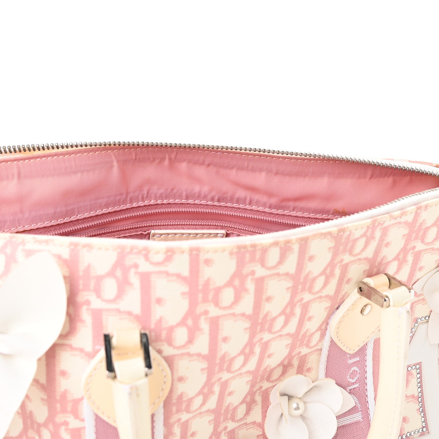 Christian Dior Monogram Girly Boston Pink 10 of 15