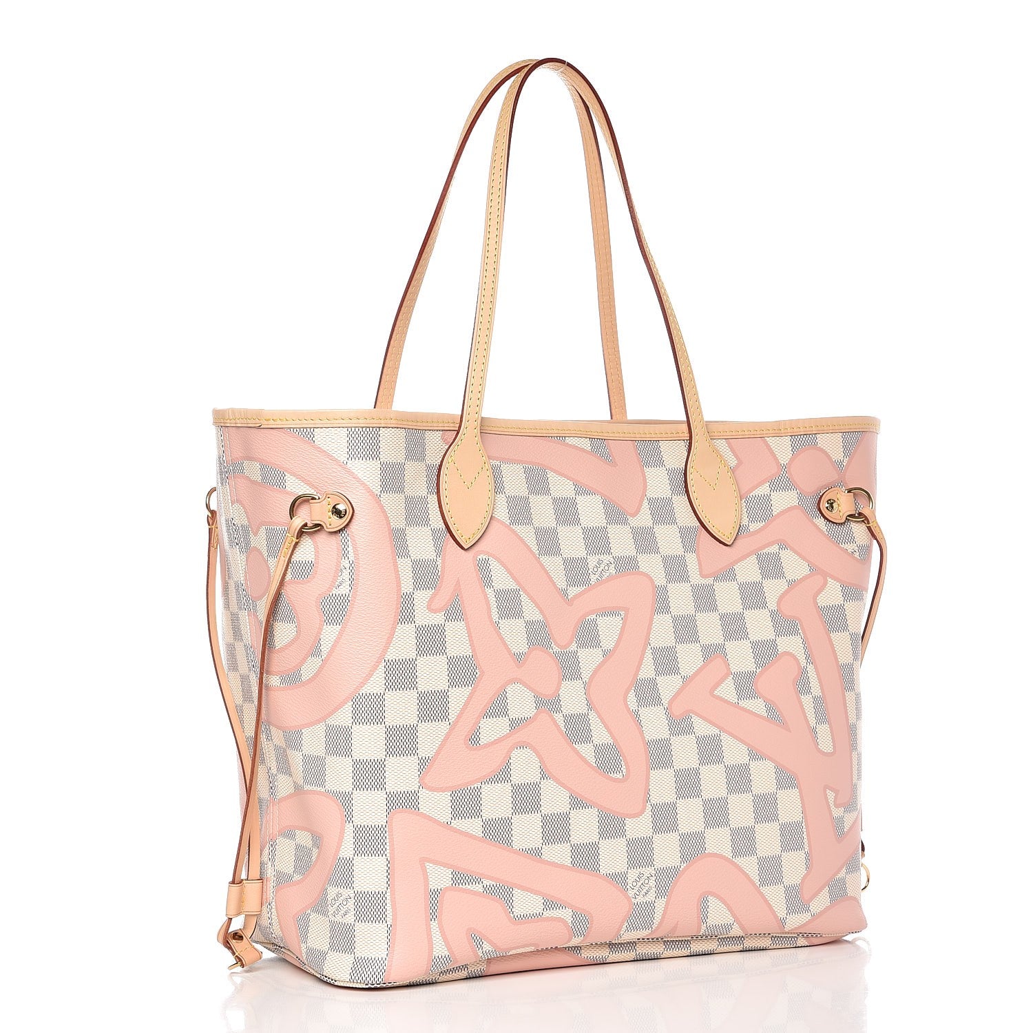 Louis Vuitton Damier Azur Tahitienne Neverfull MM 4 of 9