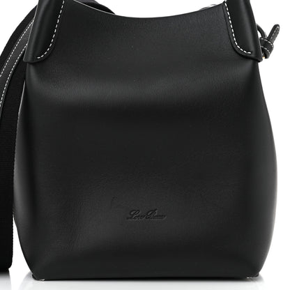 Loro Piana Smooth Calfskin Small Bale Bag Black 7 of 9