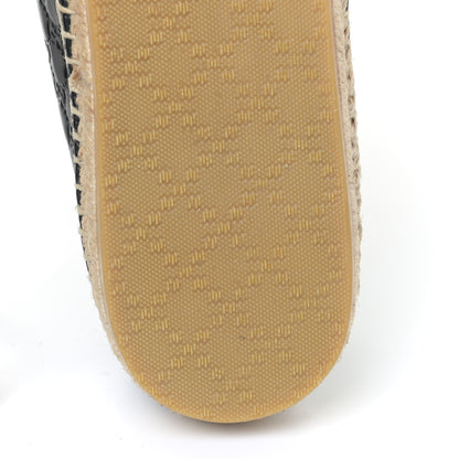 Gucci Microguccissima Signature Espadrilles 40 Black 9 of 11