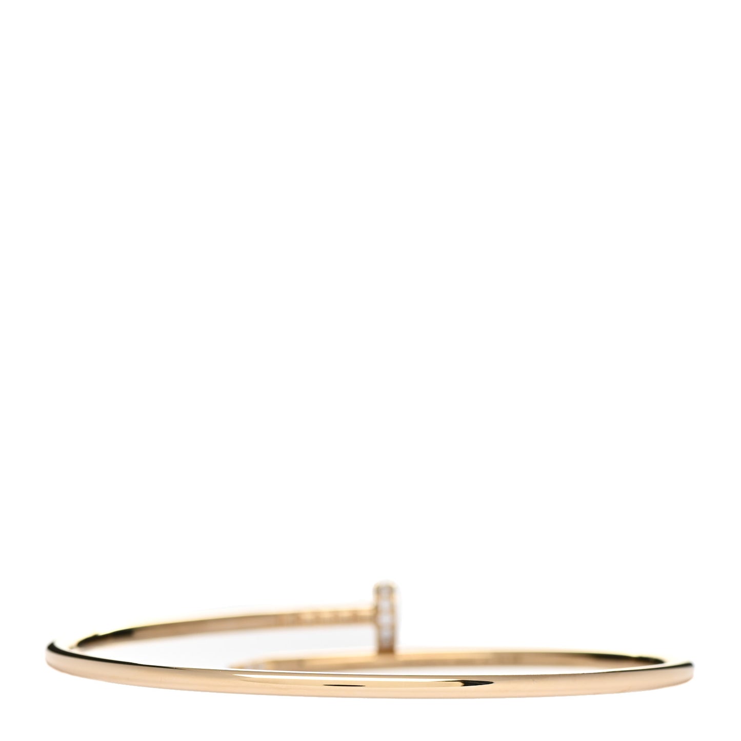18K Yellow Gold Diamond Small Juste Un Clou Bracelet 18
