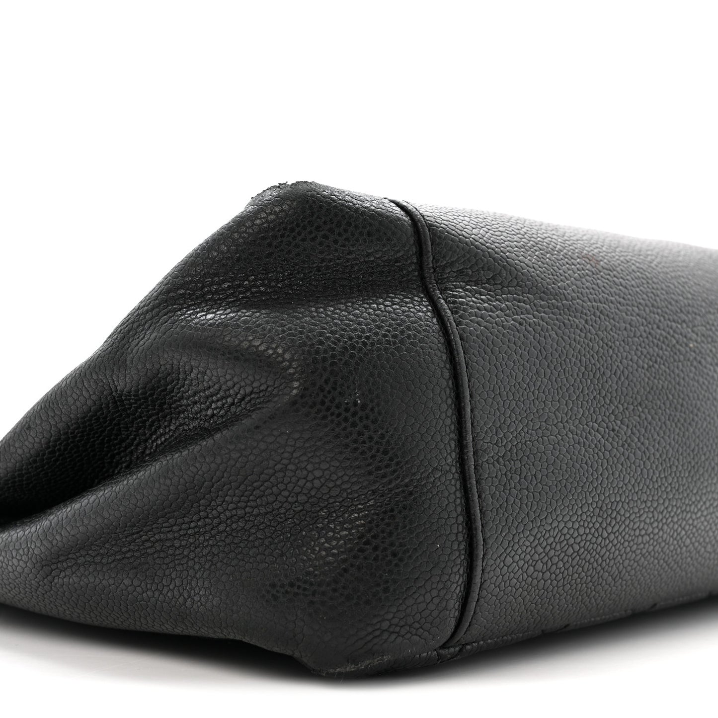 Caviar Quilted Grand Shopping Tote GST Black