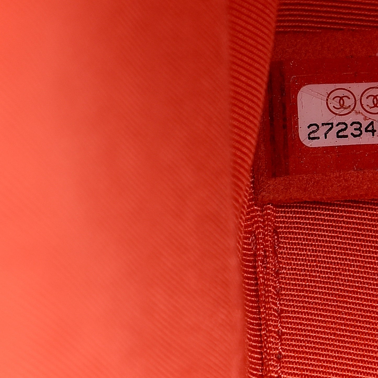 Aged Calfskin Quilted Small Gabrielle Backpack Orange