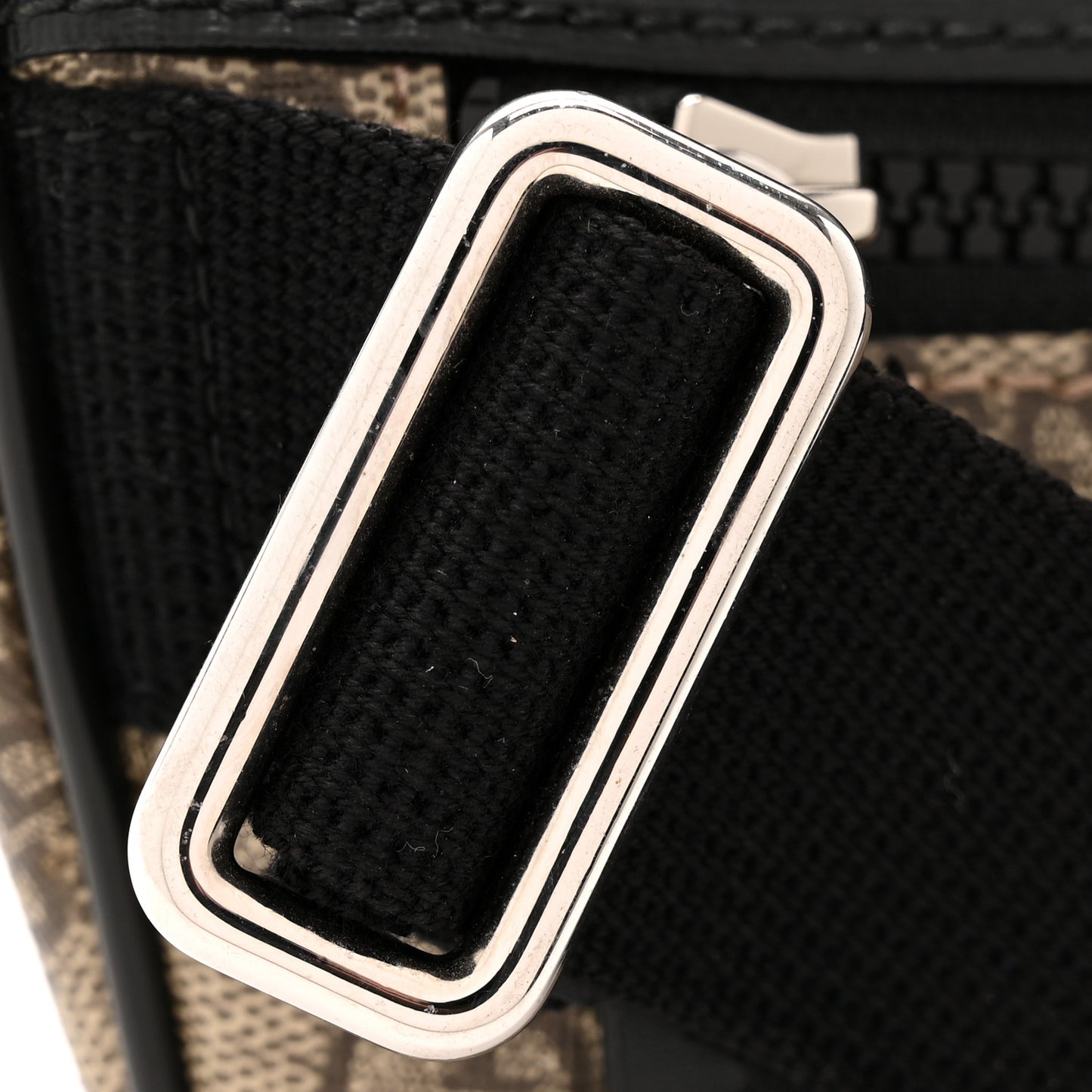 GG Supreme Monogram Belt Bag Black