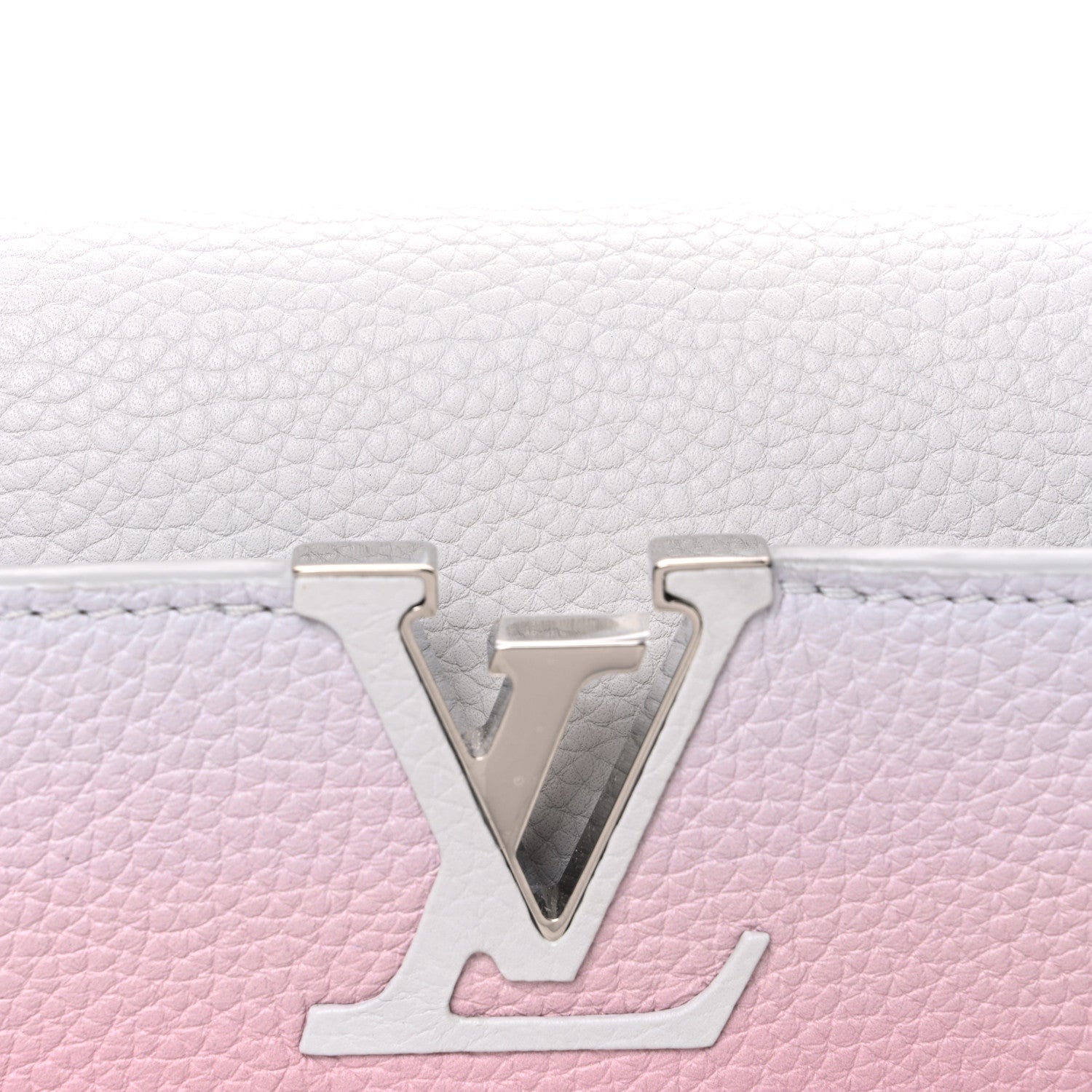 Louis Vuitton Taurillon Gradient Cloudy Capucines BB Corail 8 of 10