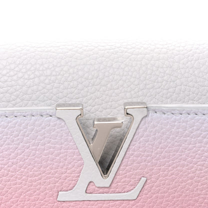 Louis Vuitton Taurillon Gradient Cloudy Capucines BB Corail 8 of 10