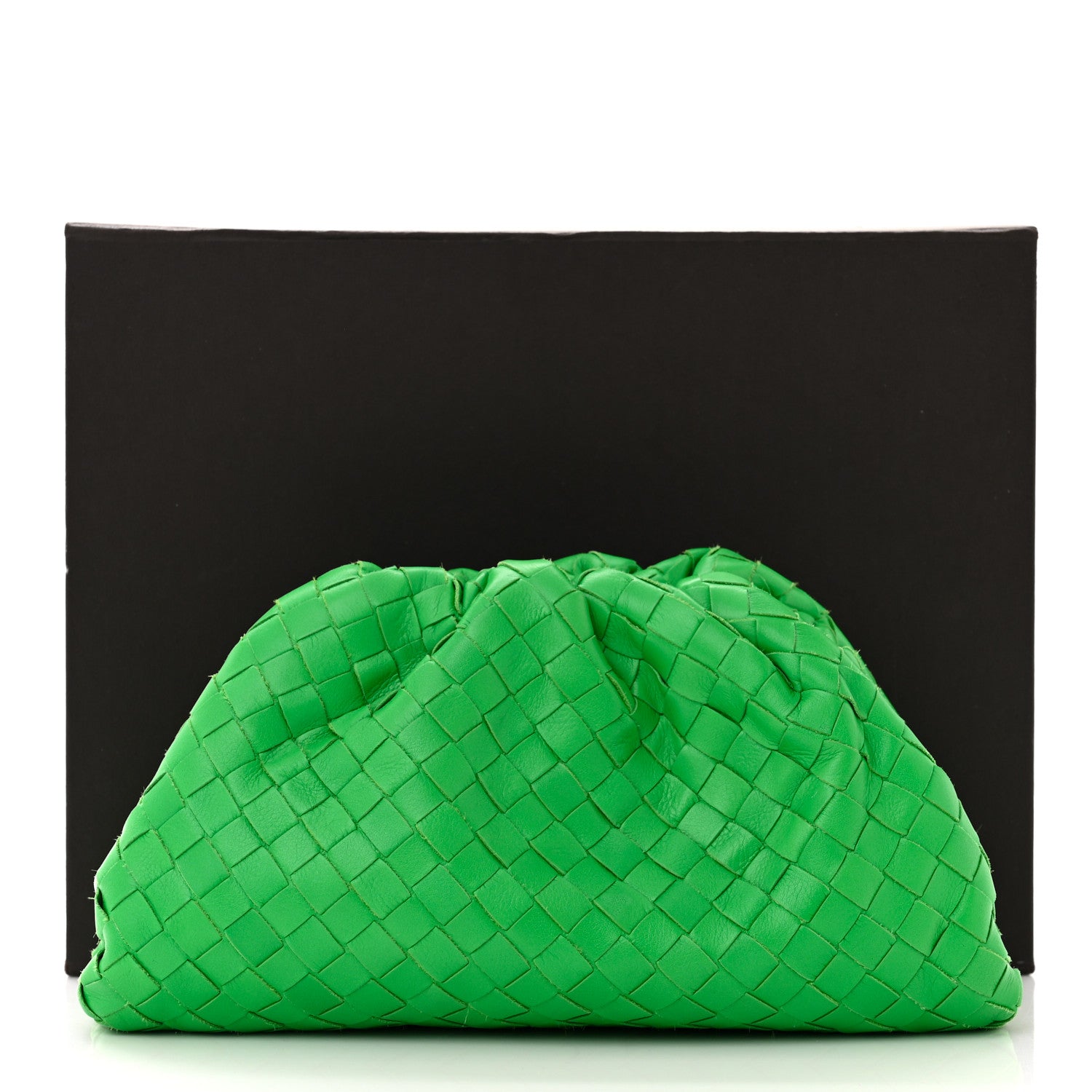 Bottega Veneta Nappa Intrecciato The Mini Pouch Clutch Parakeet 11 of 11