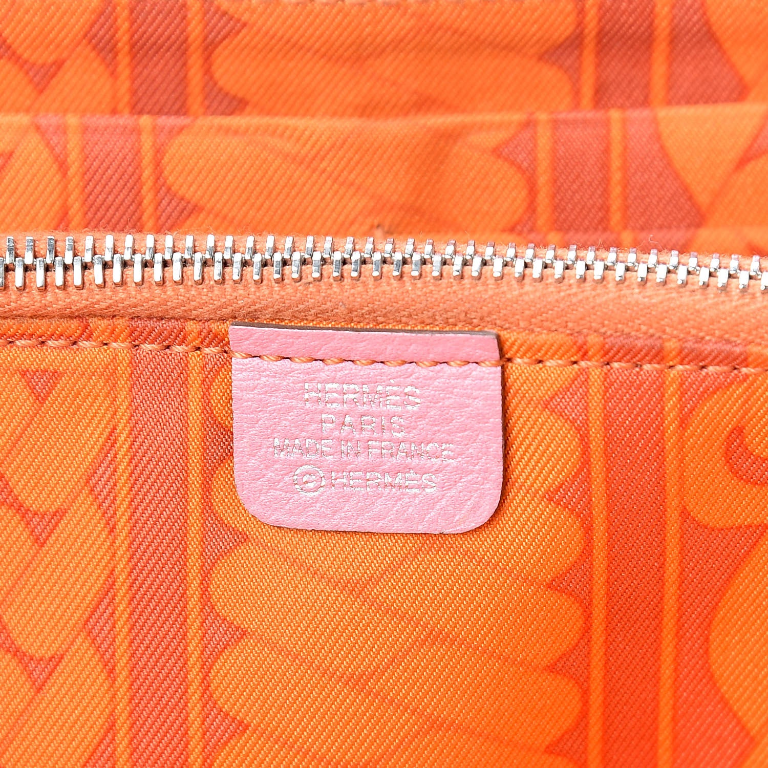 Hermes Epsom Silk'In Wallet Rose Confetti 6 of 12