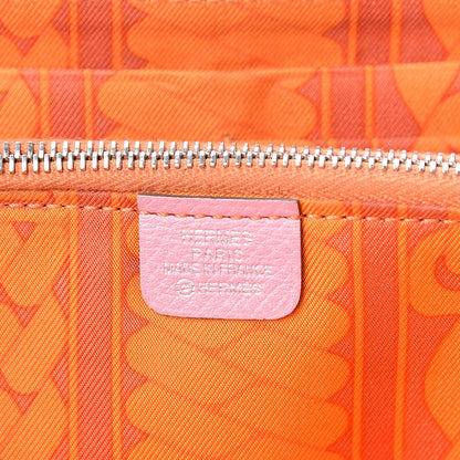 Hermes Epsom Silk'In Wallet Rose Confetti 6 of 12