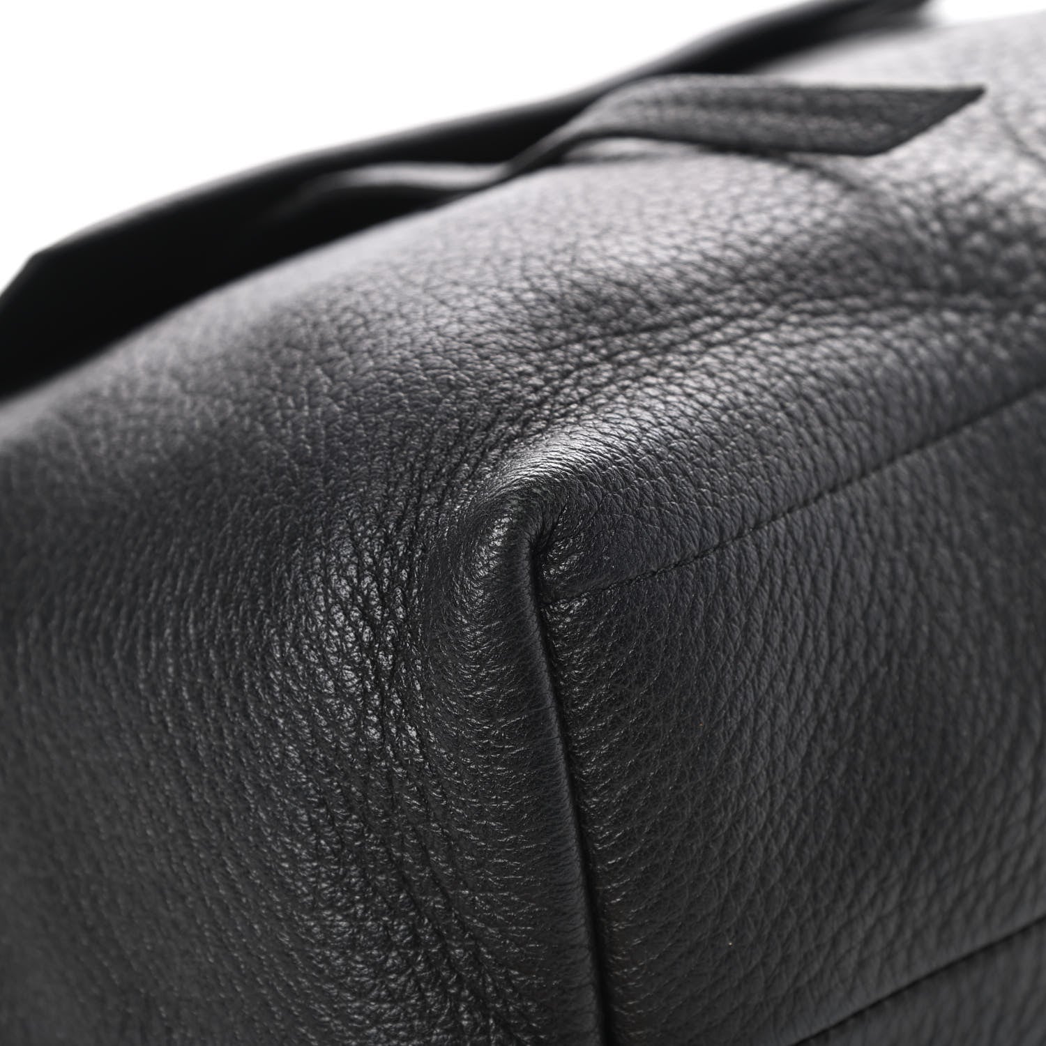 Prada Cervo Flap Shoulder Bag Black 9 of 18