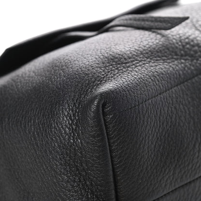 Prada Cervo Flap Shoulder Bag Black 9 of 18