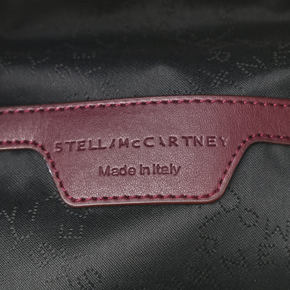 Stella McCartney Nylon Eco Alter Nappa Mini Falabella GO Backpack Burgundy 6 of 9