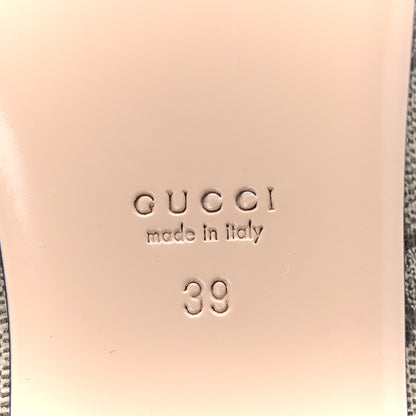 Gucci Monogram G Pearl Scalloped Flats 39 Beige Red 6 of 10