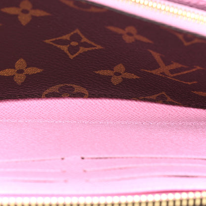 Louis Vuitton Monogram 2022 Christmas Animation Paris Zippy Wallet Pink 8 of 12