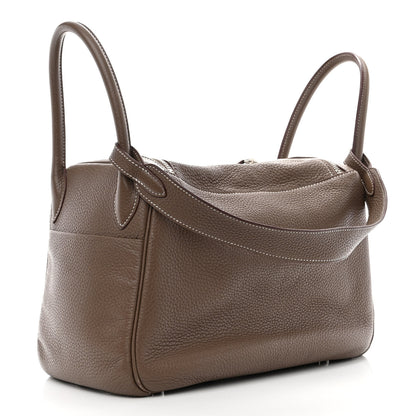 Hermes Taurillon Clemence Lindy 30 Etoupe 3 of 11