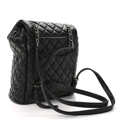 Chanel Lambskin Quilted Small Urban Spirit Backpack Black 3 of 11