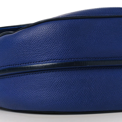 Celine Grained Calfskin Medium Trotteur Indigo 8 of 12