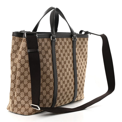 Gucci GG Monogram Large Joy Tote Bag Dark Brown 3 of 11