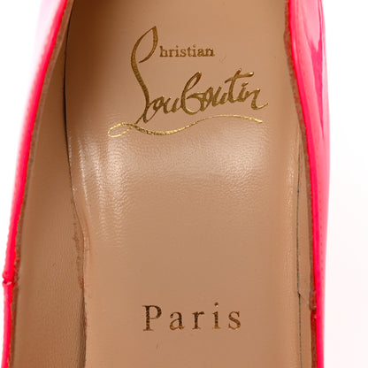 Christian Louboutin Patent Hot Chick 130 Pumps 35 Hot Pink 7 of 13