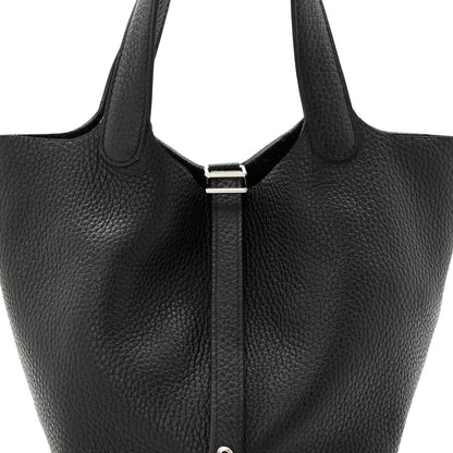Hermes Taurillon Clemence Picotin Lock 18 PM Black 8 of 10