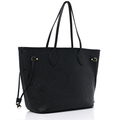 Louis Vuitton Empreinte Monogram Giant Neverfull MM Black 3 of 11