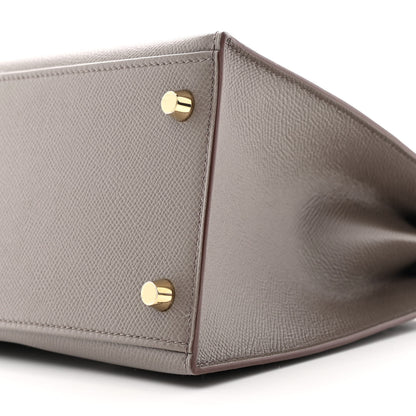 Hermes Epsom Kelly Sellier 28 Etain 9 of 13