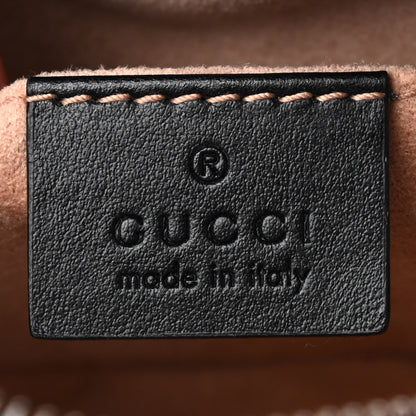 Gucci Calfskin Matelasse Mini GG Marmont Chain Shoulder Bag Black 5 of 8