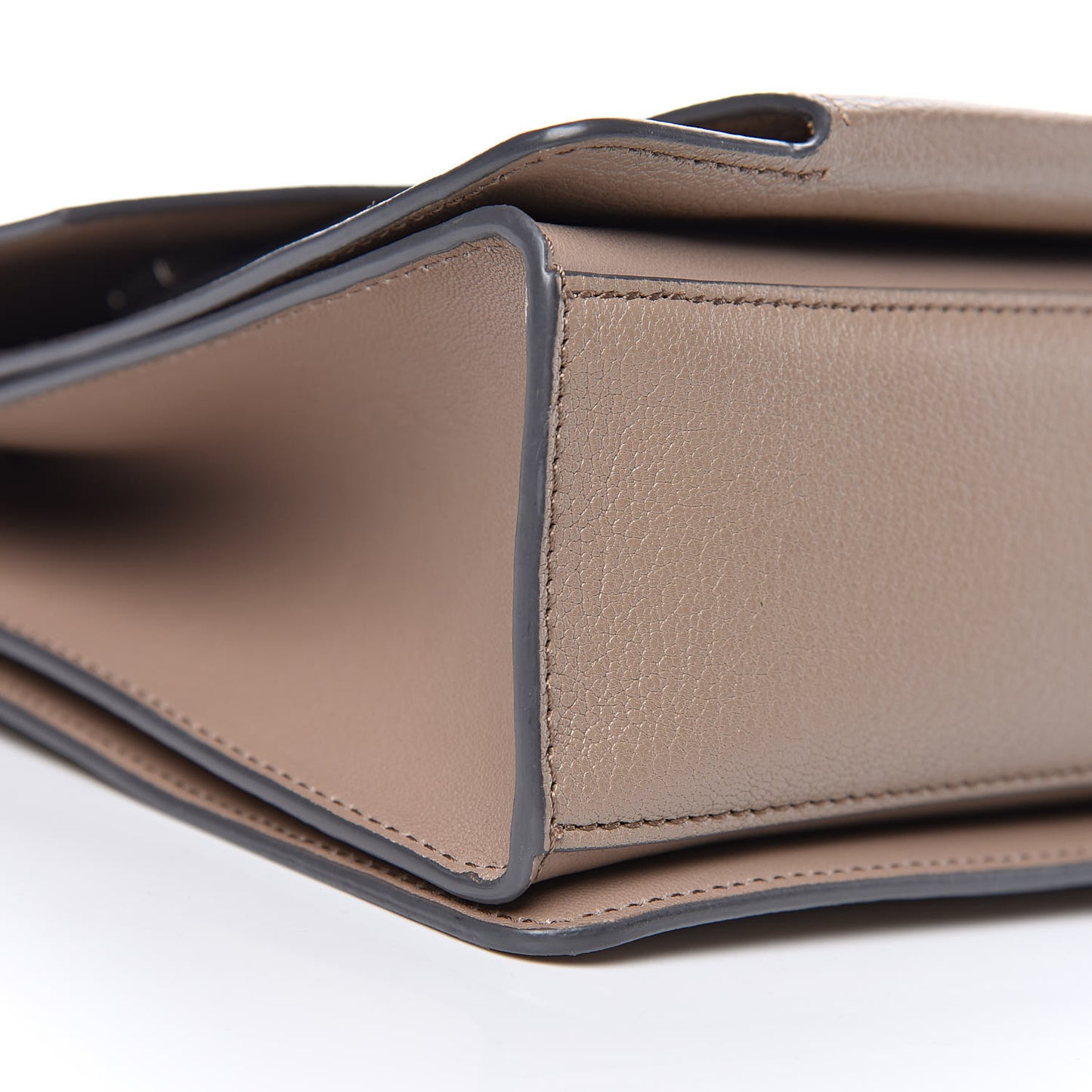 Sugar Goatskin Medium GV3 Shoulder Bag Linen