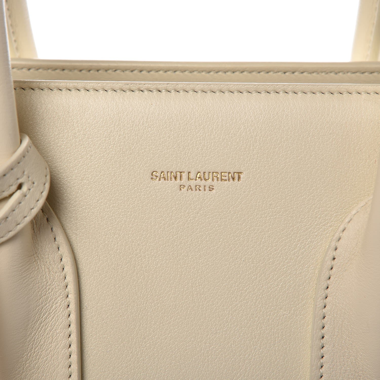 Saint Laurent Grained Calfskin Small Sac De Jour Porcellana 6 of 16