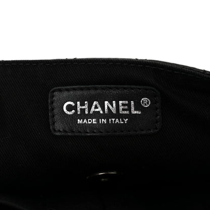 Chanel Lambskin Quilted East West Chain Around Flap Black 6 of 11