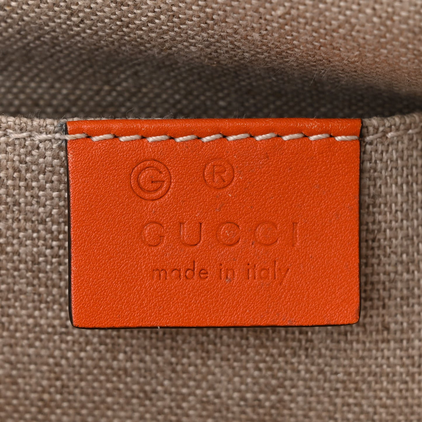 Microguccissima Mini Dome Bag Sun Orange