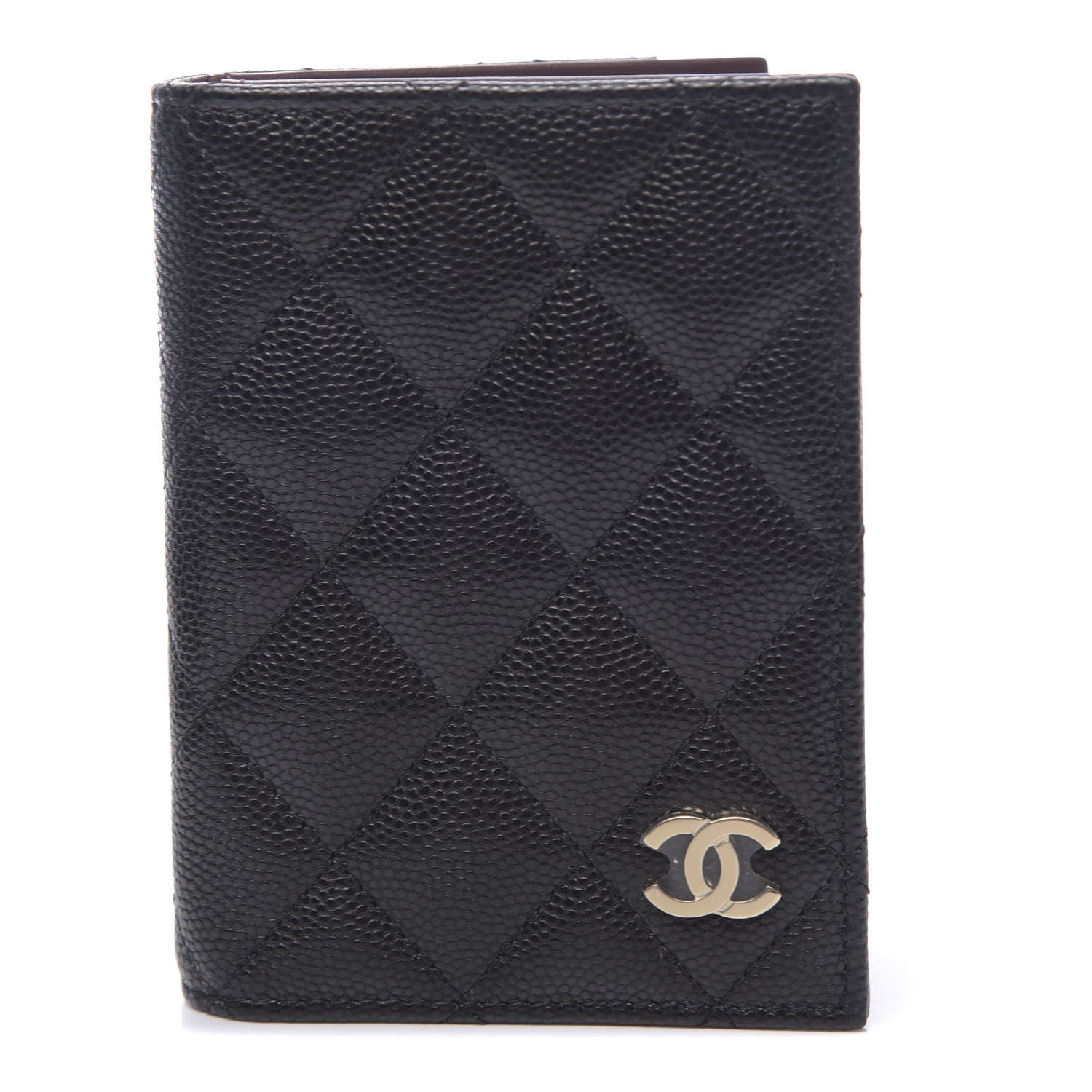 Chanel Caviar Quilted Card Holder Wallet Black 1 of 8