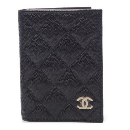 Chanel Caviar Quilted Card Holder Wallet Black 1 of 8