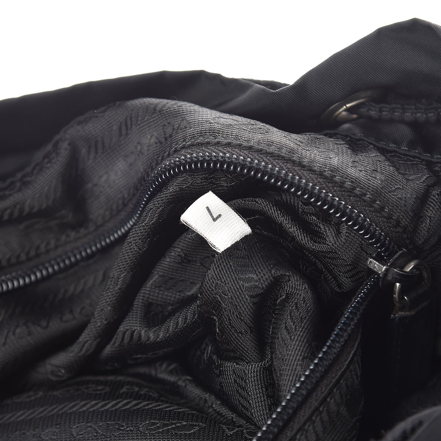 Prada Nylon Vela Medium Backpack Black 7 of 16