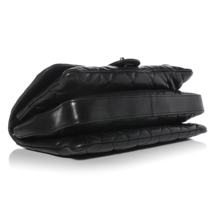 Chanel Lambskin Quilted 3 Large Flap Black 4 of 9