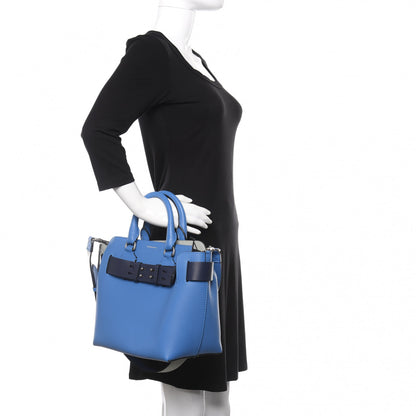 Burberry Soft Grain Calfskin Small Belt Bag Hydrangea Blue 3 of 11