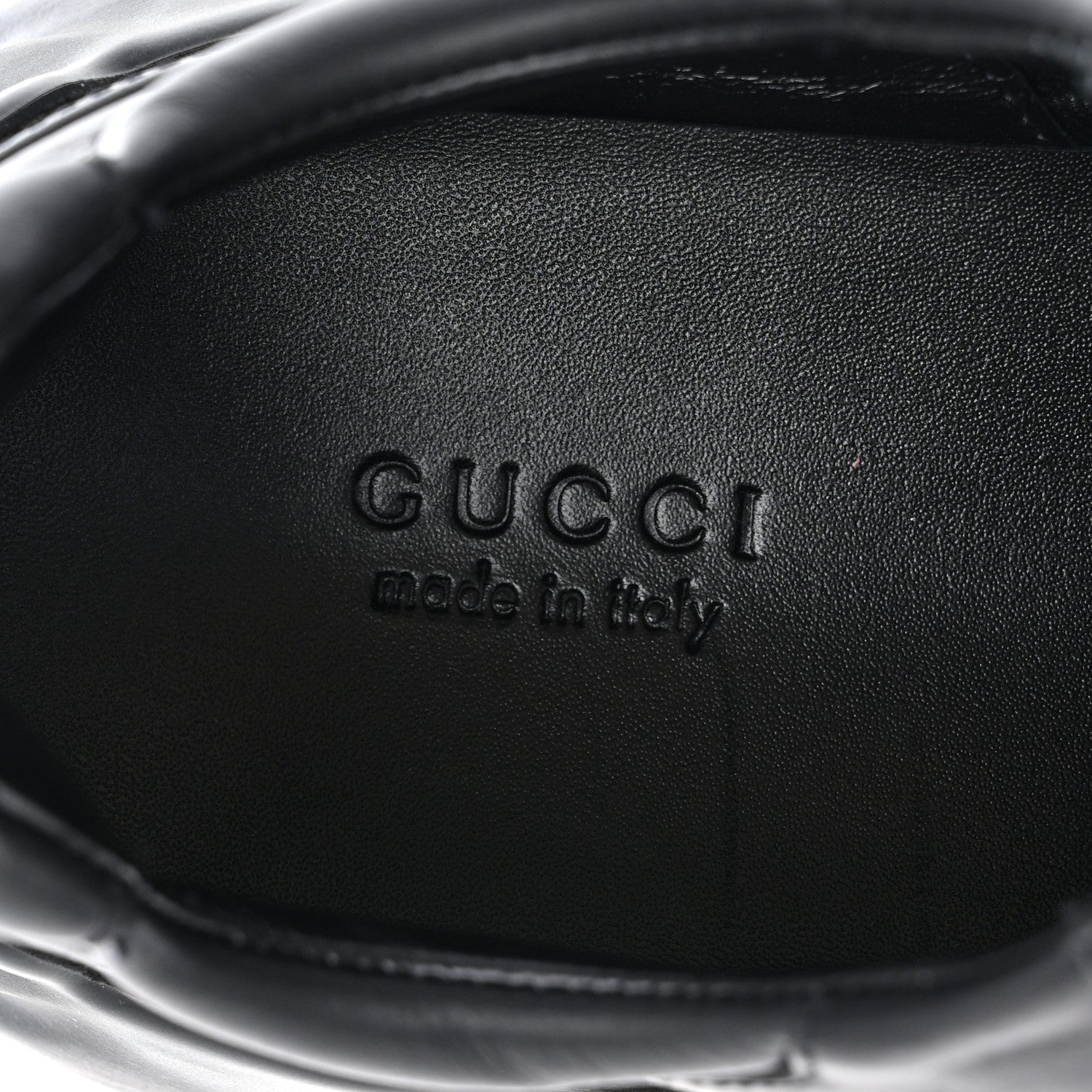 Gucci Dali Soft Calfskin Cut Out Interlocking G Womens Rhyton Sneakers 37.5 Black Ivoire 7 of 9