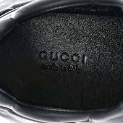 Gucci Dali Soft Calfskin Cut Out Interlocking G Womens Rhyton Sneakers 37.5 Black Ivoire 7 of 9