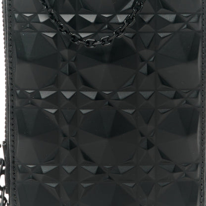 Christian Dior Calfskin Cannage Diamond Cannage Phone Holder Black 8 of 10