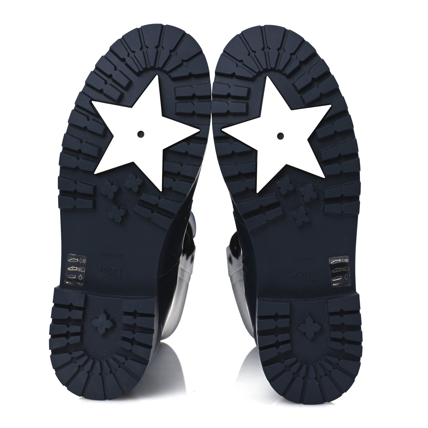 Rubber Diorcamp Low Boots 41 Indigo