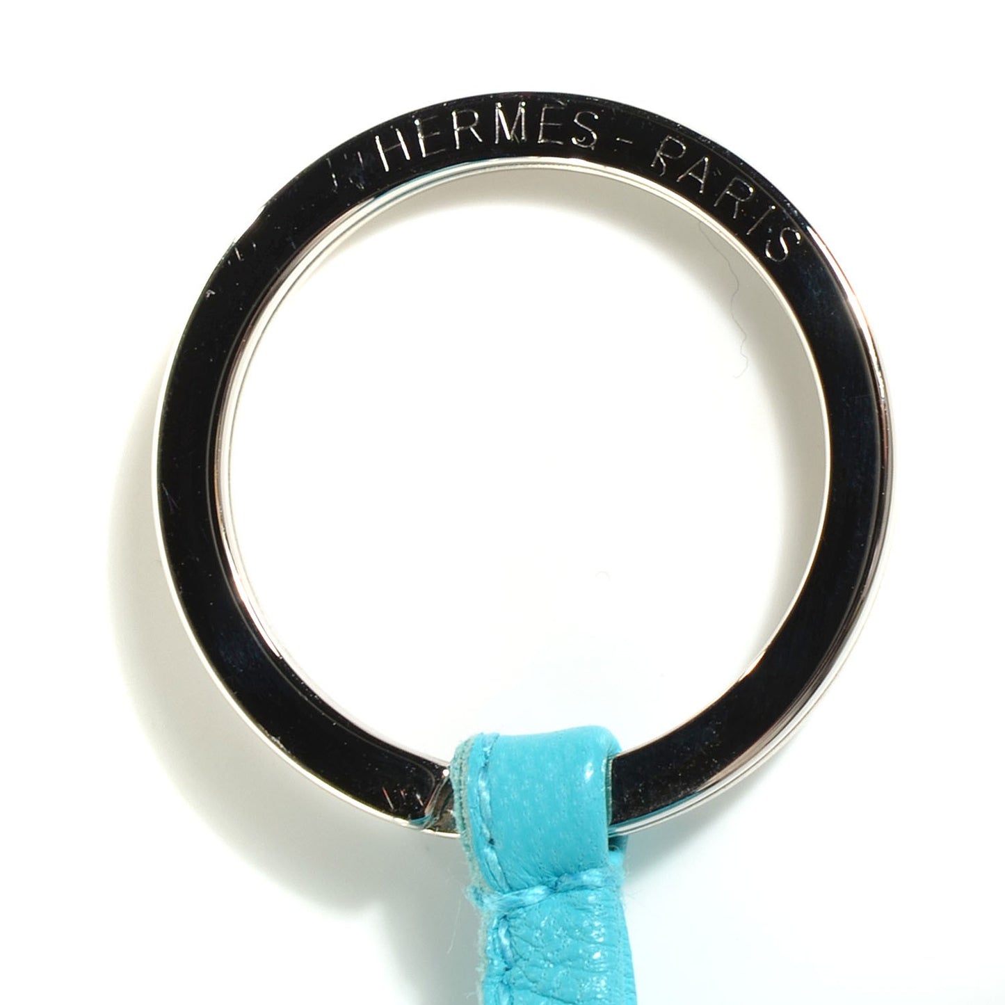 Lambskin Carmen Tassel Key Holder Bleu Azteque